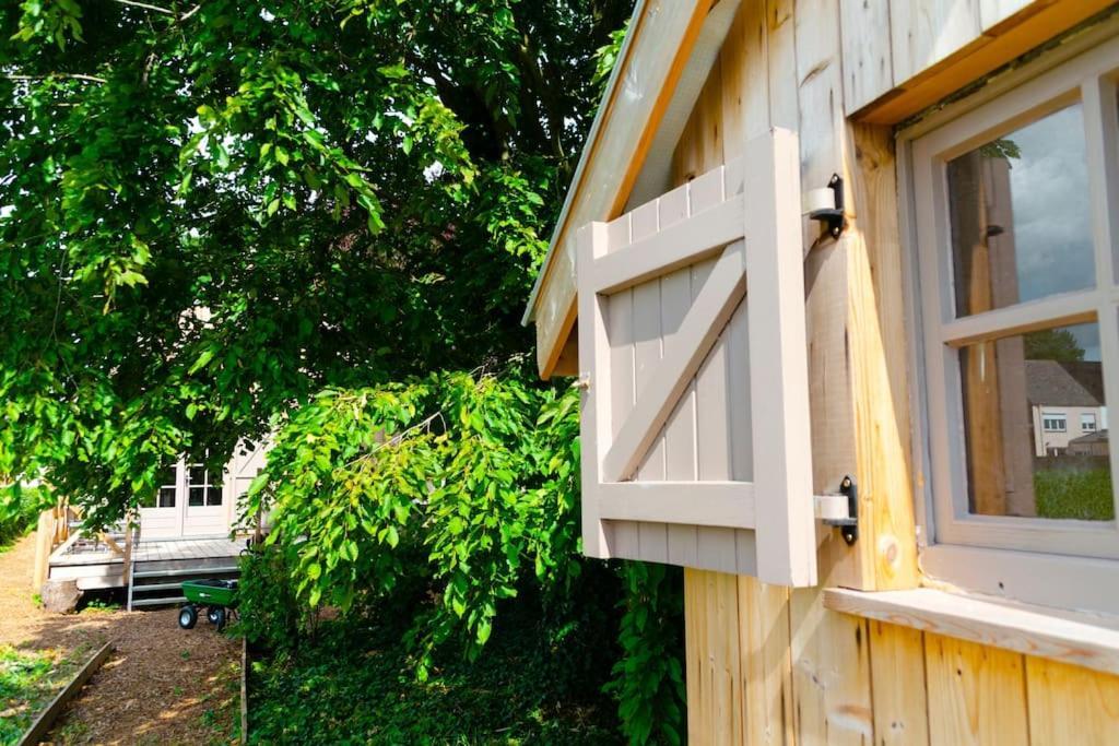 La Cabane Du Cerf Et Son Sauna Attre Luaran gambar