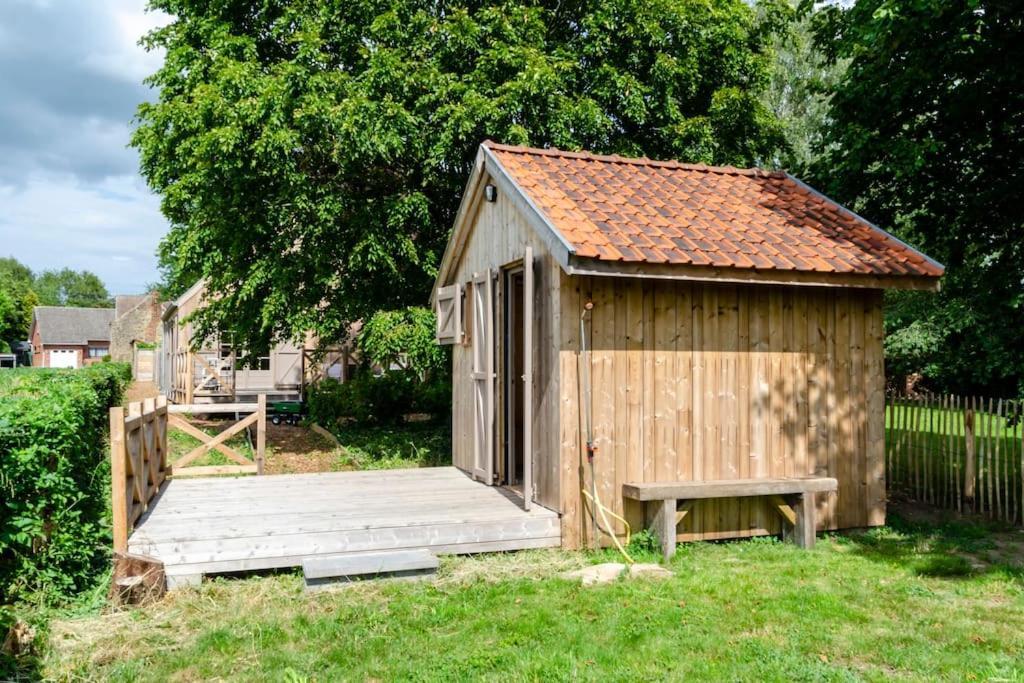 La Cabane Du Cerf Et Son Sauna Attre Luaran gambar