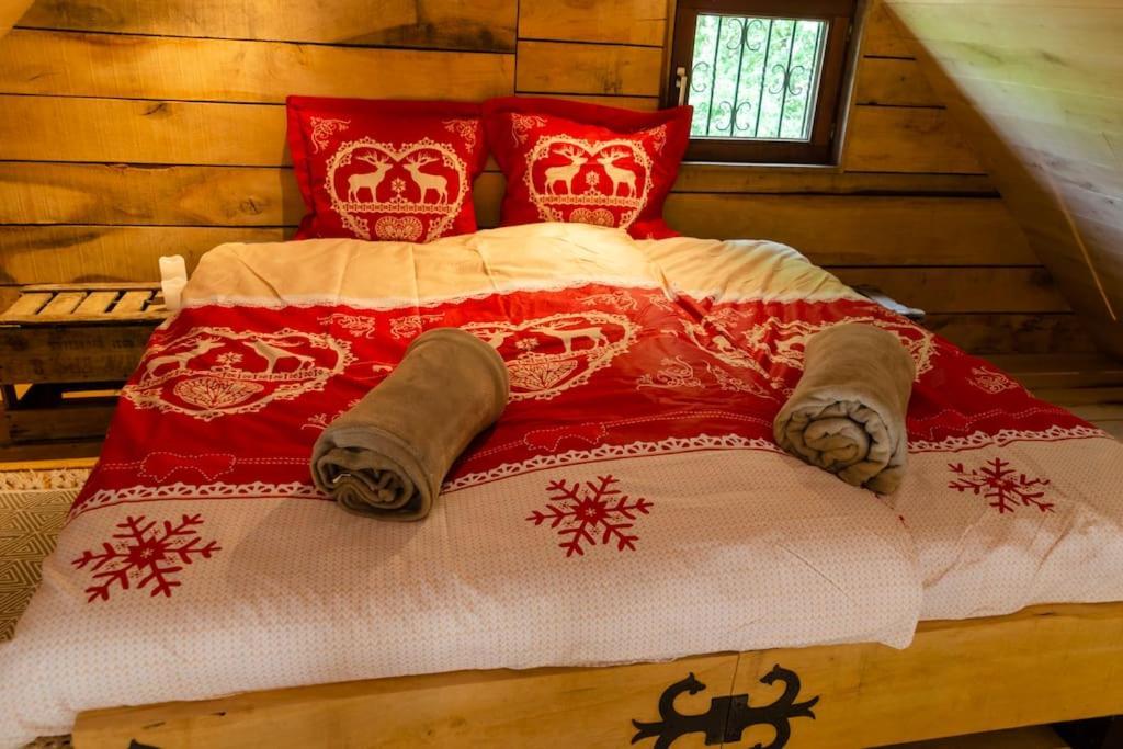 La Cabane Du Cerf Et Son Sauna Attre Luaran gambar